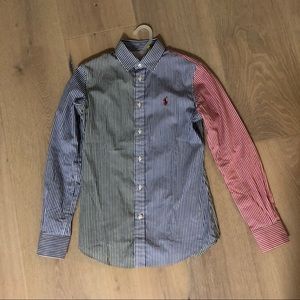 Polo RL Colorblock Striped Longsleeve Shirt